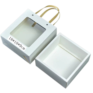Small Hamper Box | Gift Box With Window Bag